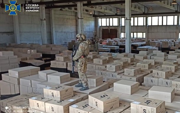 СБУ изъяла контрафактных сигарет почти на 100 млн