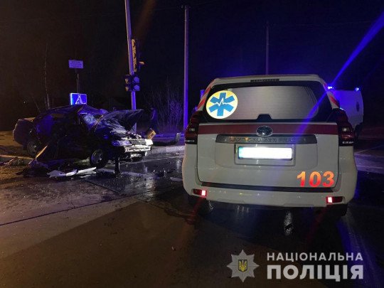 «Скорая» с пациентом попала в жуткое ДТП на Житомирщине: фото с места трагедии