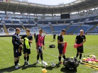 Футбол. «Черноморец» провел тренировку на своем стадионе