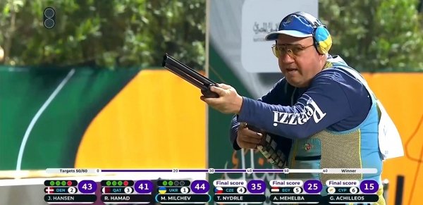 Стендовая стрельба. Олимпийский чемпион из Одессы победил на этапе Кубка мира