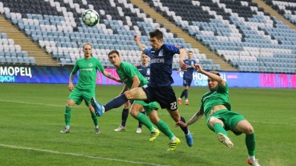 Футбол. Первая лига: «Черноморец» — «Авангард» — 3:1 (+пресс-конференция)