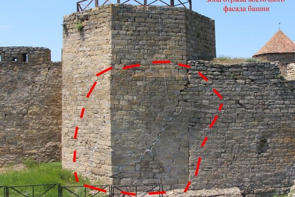 Гуляют туристы: башня Аккерманской крепости может рухнуть в любой момент