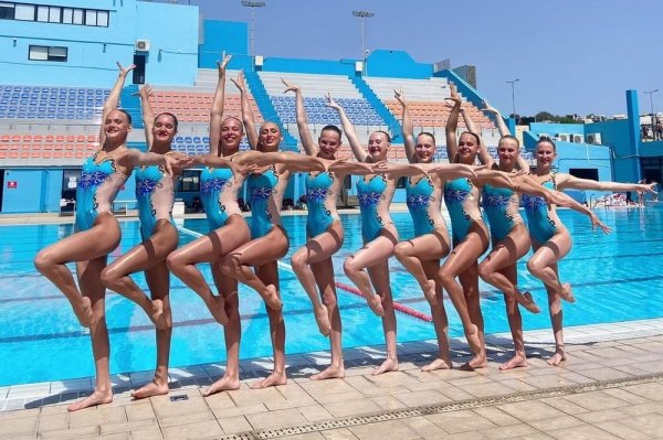 Юная синхронистка из Одессы плавала лучше всех на Мальте и стала чемпионкой Европы 