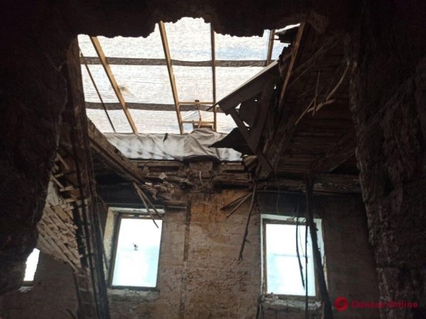 В доме Либмана обвалилась крыша