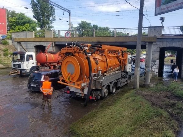В Одессе остаётся подтопленной часть Пересыпи