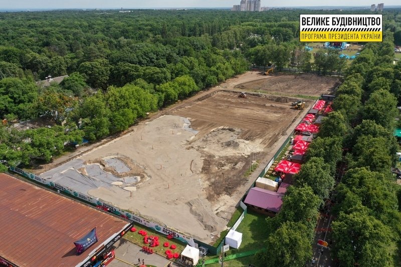 Як будують урбан-парк на столичному ВДНГ: у соцмережах з’явилися фото робіт