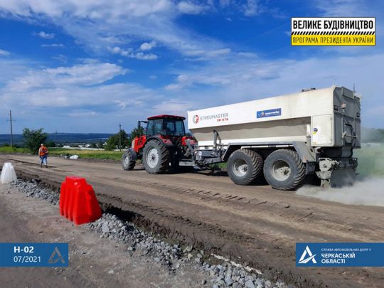 Капремонт обходу Канева за програмою «Велике будівництво» буде завершено цього року