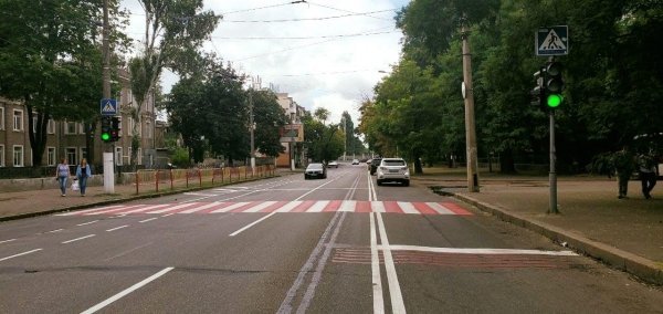 В Одессе полоса для велосипедистов появилась еще на одной улице. Фото