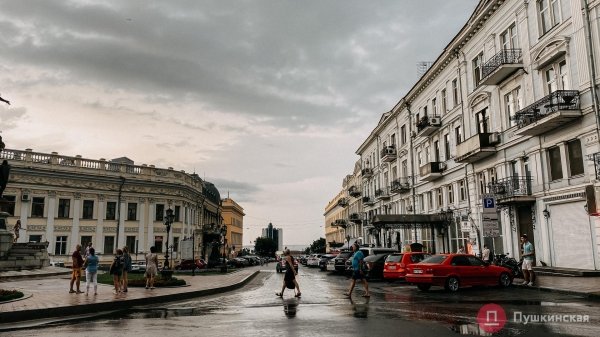 Центр Одессы после первого августовского дождя. Фоторепортаж