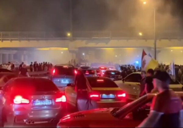 В Одессе утроили массовый дрифт под мостом: один из участников в больнице