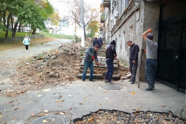 На Молдаванке отремонтируют старинную лестницу: ее признали аварийной