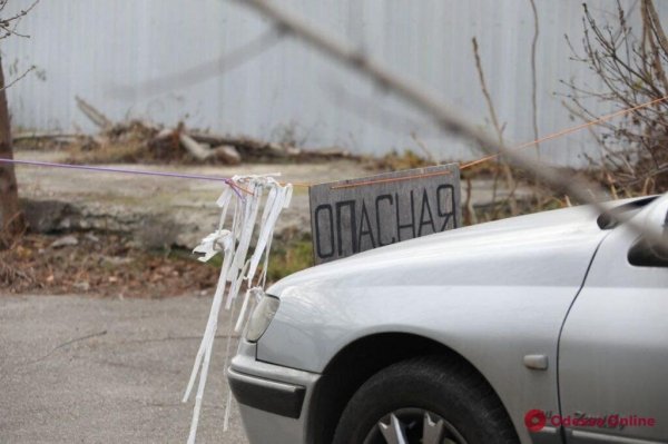 В Черноморке случился оползень — никто не пострадал 