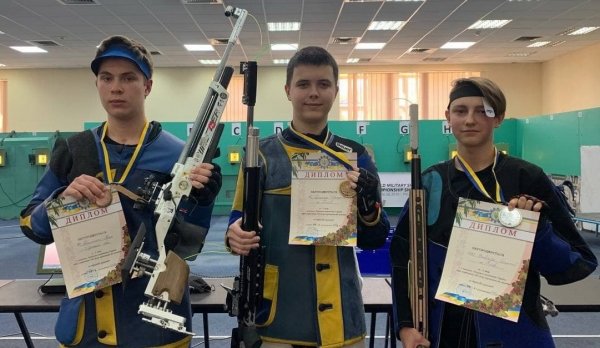 Пулевая стрельба. Юные одесситы завоевали 5 медалей на чемпионате Украины