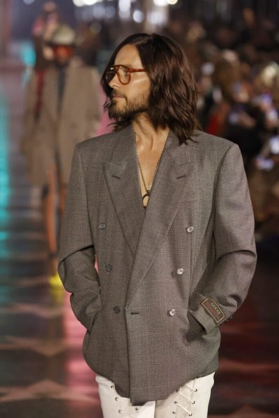 Маколей Калкин и Джаред Лето вышли на подиум на показе Gucci
