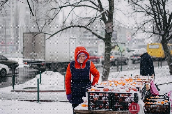 Час снега в Одессе: что мы увидели на Таирова и в центре. Фоторепортаж