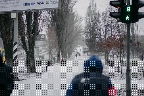 Час снега в Одессе: что мы увидели на Таирова и в центре. Фоторепортаж