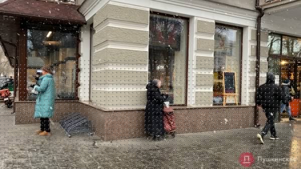 Второй пробник зимы: в центре Одессы опять сыпал снег, но недолго. Фото и видео
