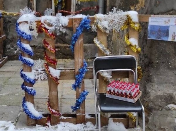  У Труханова рассказали, где можно оставить ненужную ёлку и получить за это конфету