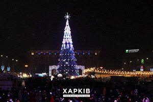 Главную елку Одессы признали одной из самых красивых в Украине