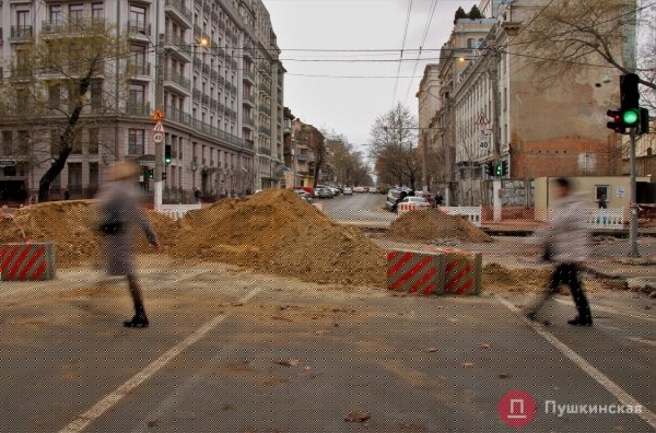 Раскопки на Осипова: «поедет» ли Большая Арнаутская в обещанный срок — большой вопрос. Фото