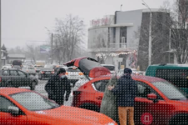 Час снега в Одессе: что мы увидели на Таирова и в центре. Фоторепортаж