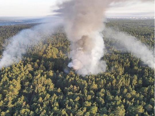 У Берліні другу добу гасять масштабну пожежу: шокуюче відео