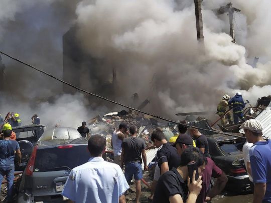 Вибух на оптовому ринку в Єревані: загинули люди