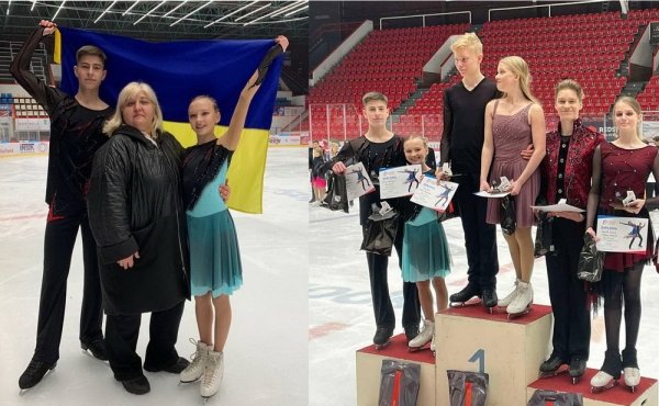 Фігурне катання. Одеські спортсмени завоювали 4 медалі на двох міжнародних турнірах