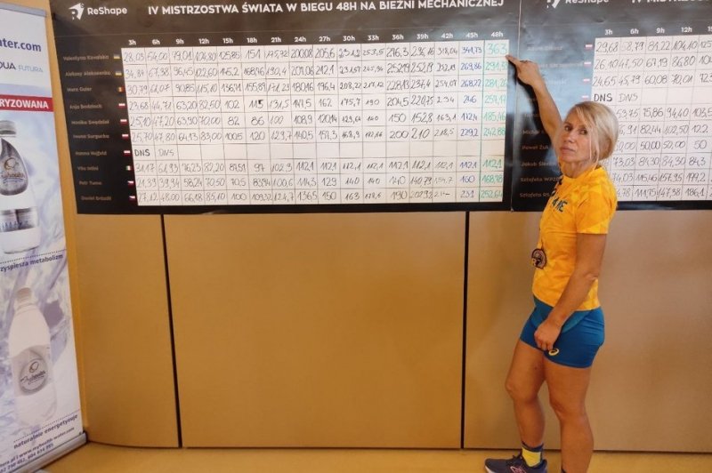 Українка Валентина Ковальська встановила світовий рекорд у 48-годинному бігу (фото)