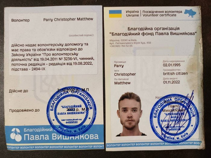 Вагнерівці стверджують, що вбили британського волонтера, бо той був озброєний
