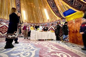 В парке Шевченко открылась "Юрта Несокрушимости"