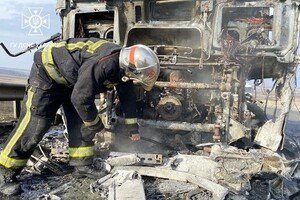 На трассе Одесса – Киев загорелась фура: подробности происшествия