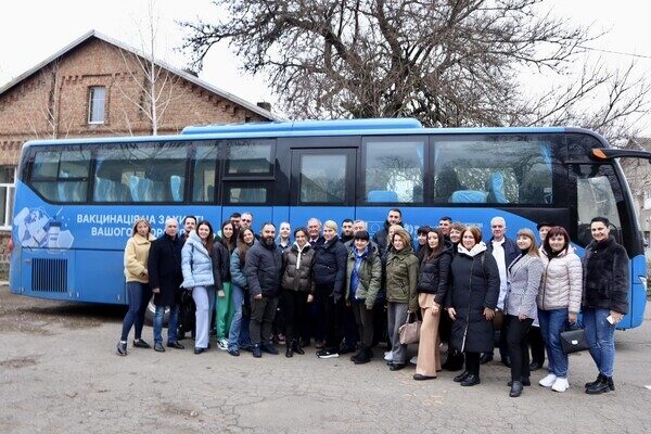 В Одесской области заработал вакцинальный автобус В Одесской области заработал вакцинальный автобус