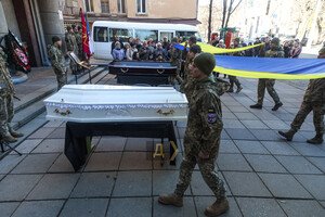 В Одессе простились с двумя погибшими в Донецкой области военными