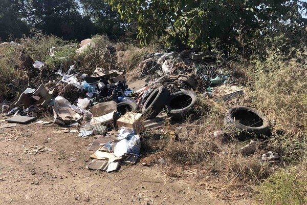 Возле одного из ЖК Одессы обнаружили незаконную свалку