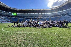 В Одессе дети военных сыграли матч против игроков "Черноморца"