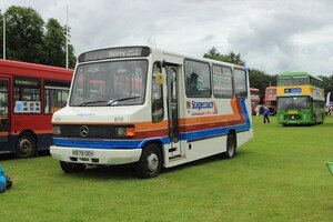 По Одессе и области курсирует необычный автобус из Британии