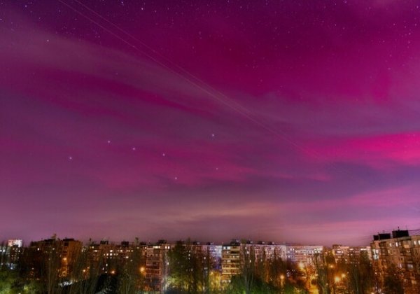 В ночь с 5 на 6 ноября в Украине видели северное сияние: Фото