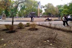 В Одессе преображают Старобазарный сквер