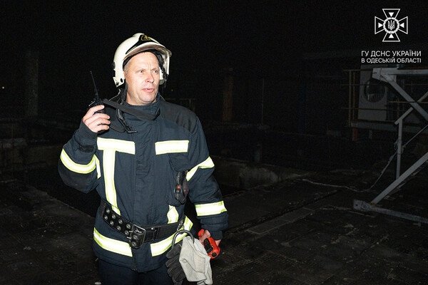 В Одессе горел торговый центр "Ривьера"