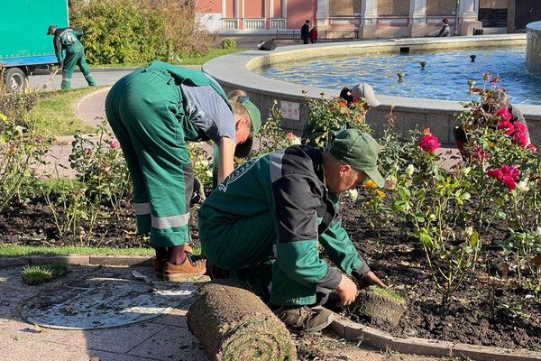 В Одессе преображают Старобазарный сквер