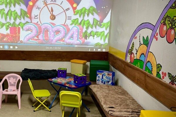 В Одессе на территории детсада появилось модульное укрытие