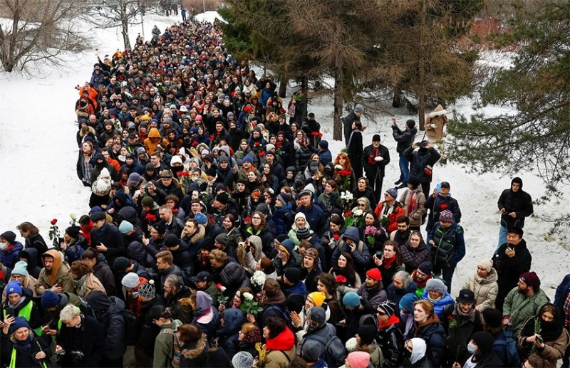 В москві поховали опозиційного політика Олексія Навального: що відомо