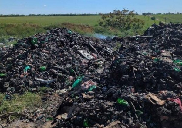 Под Одессой после "прилета" под открытым небом остались тонны мяса