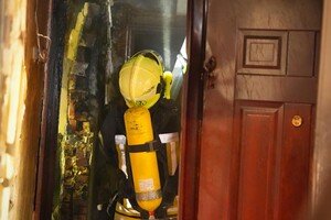 На Военном спуске горела квартира