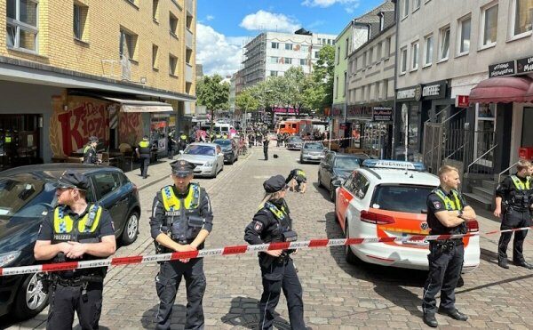 Опасный инцидент в центре Гамбурга: мужчину застрелила полиция