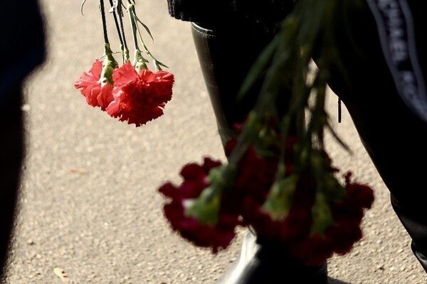 В Одессе простились с полицейскими, погибшими в результате ракетного удара 18 ноября