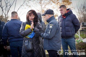В Одессе простились с полицейскими, погибшими в результате ракетного удара 18 ноября