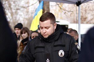 В Одессе простились с полицейскими, погибшими в результате ракетного удара 18 ноября