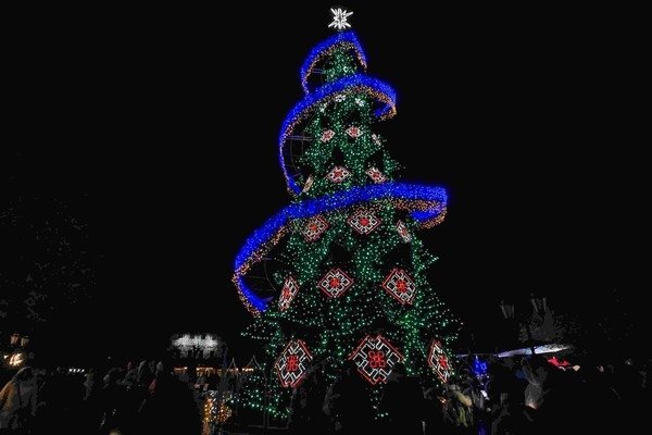 В Одессе открыли главную елку города: фотоотчет